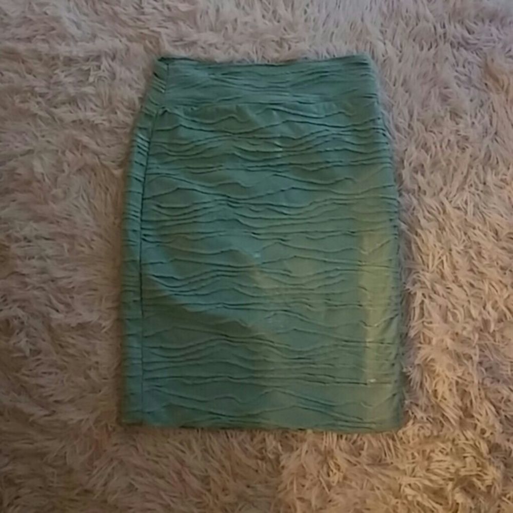 Mint green skirt 